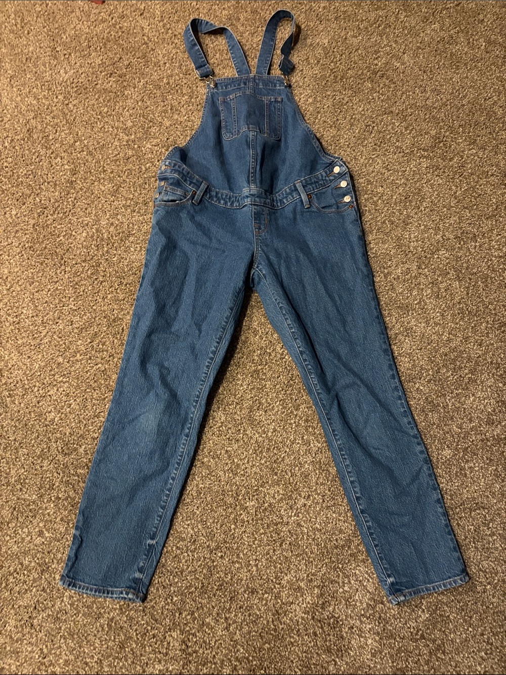 Isabel Maternity by Ingrid & Isabel Blue Denim Maternity Overalls